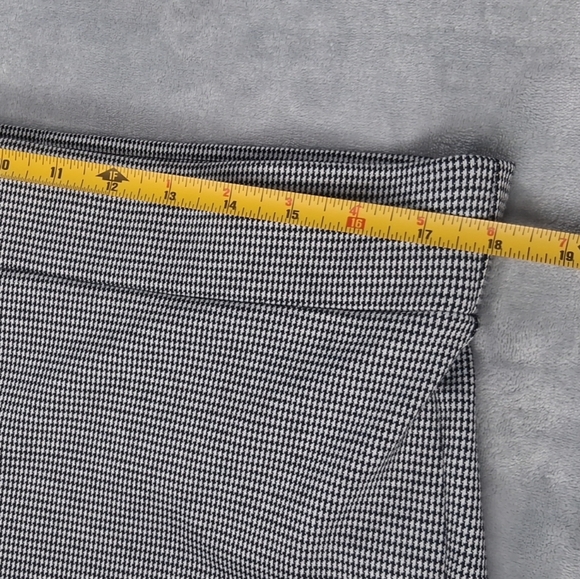 LOFT Black White Houndstooth Leggings Ponte Pants Pull-on Elastic Waist PXL Cop - Picture 14 of 15